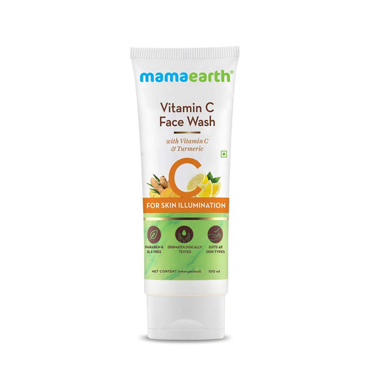 Mamaearth Vitamin C Face Wash with Vitamin C & Turmeric for Skin Illumination