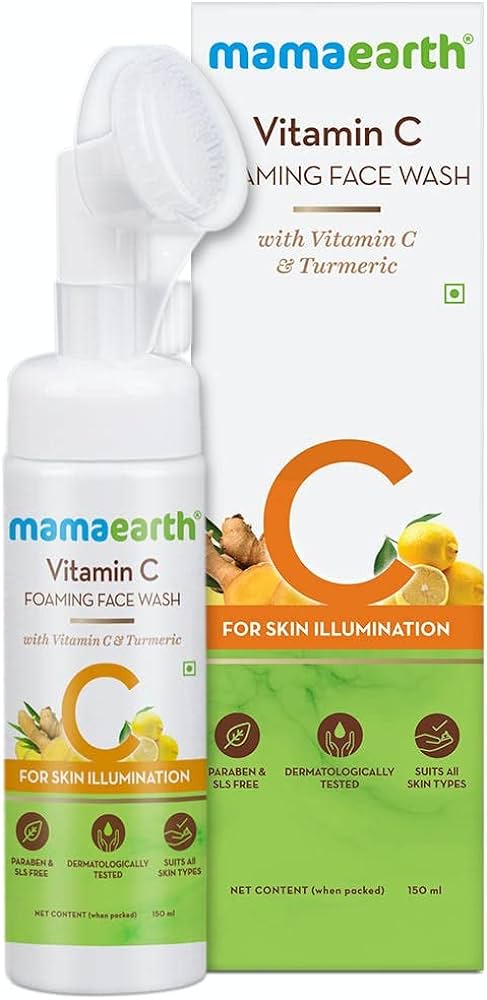 Mamaearth Vitamin C Foaming Face Wash Powered by Vitamin C & Turmeric - 150ml