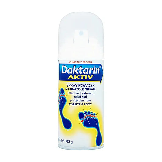 Daktarin Active Spray Powder for Athlete's Foot - 100ml