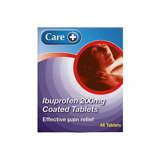 Care Ibuprofen 200mg - 48 Pain Relief Tablets