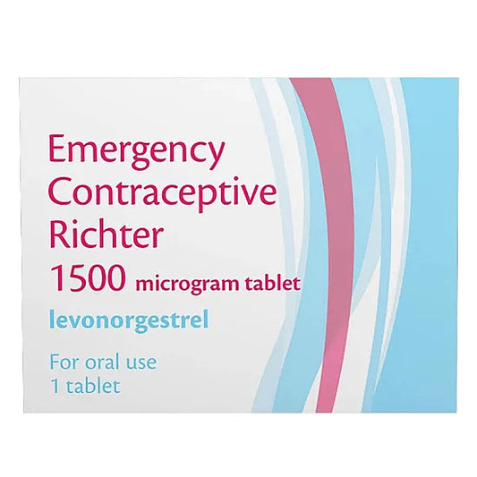 Emergency Contraceptive Richter 1500mcg - 1 Tablet: Prevent Unwanted Pregnancy