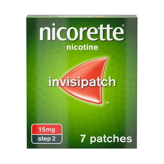 Nicorette Invisi Patch 15mg – 7 Patches: Stay Smoke-Free with Ease