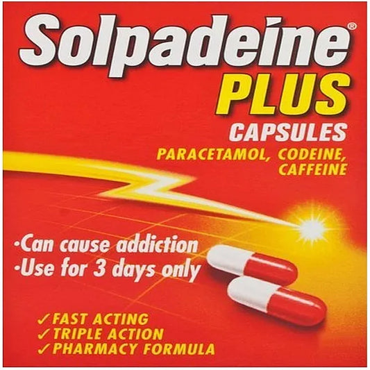 Solpadeine Plus (Codeine/Paracetamol) - 32 Capsules