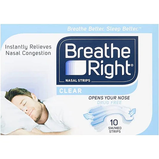 Breathe Better Nasal Strips for Snoring and Congestion Relief