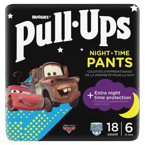Huggies Boys' Nighttime Pull-Ups Trainers 2-4 Years - Pack of 18