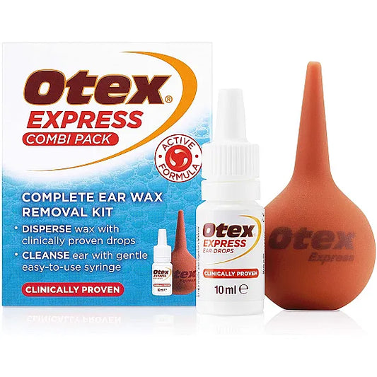 Otex Express Dual-Action Earwax Removal Kit - 10ml