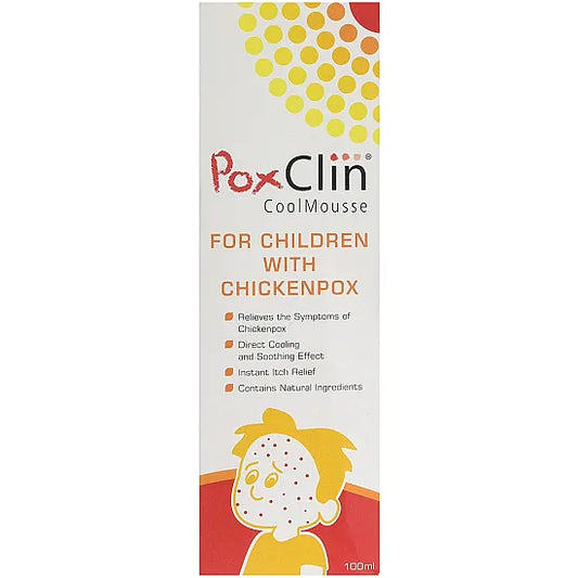 PoxClin Cooling Mousse for Soothing Children's Chickenpox Symptoms - 100ml