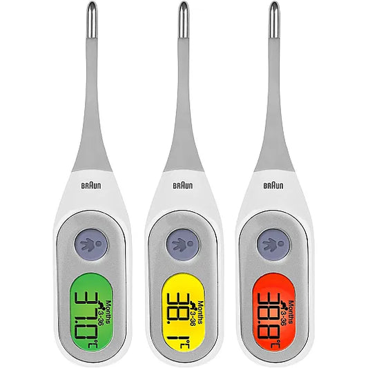 Braun PRT 2000 Age Precision Digital Thermometer - Hassle-Free Temperature Monitoring