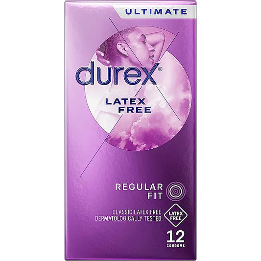 Latex-Free Intimacy: Durex Ultimate Polyisoprene Condoms - Pack of 12