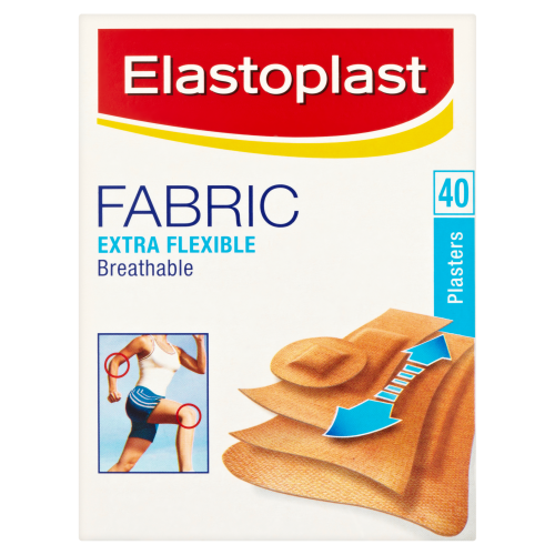 Elastoplast Extra Flexible Fabric Bandages - 40 Strips
