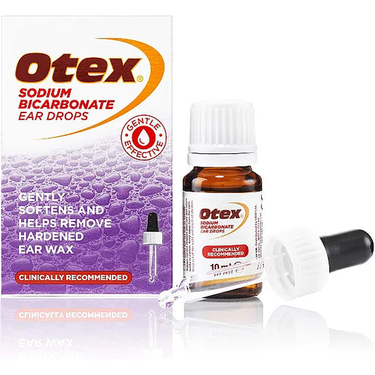 Otex Sodium Bicarbonate Ear Drops - Ear Care Solution with Dropper Applicator
