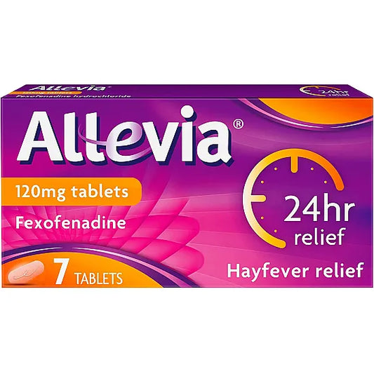 Allergy Relief Tablets - Allevia Fexofenadine 120mg