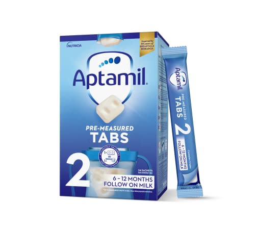 Aptamil Pre-measured Tabs 2 Follow On Milk 6-12 Months - Convenient Solution for Growing Infants