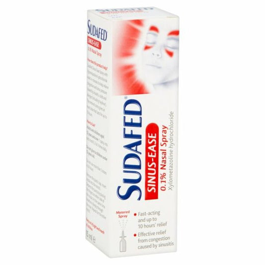 Sudafed Sinus Relief 0.1% Nasal Spray - 15ml