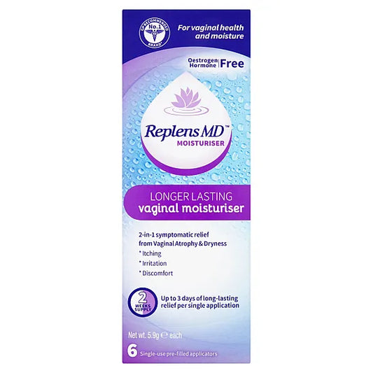 Replens - Pack of 6 Long-Lasting Vaginal Moisturizer