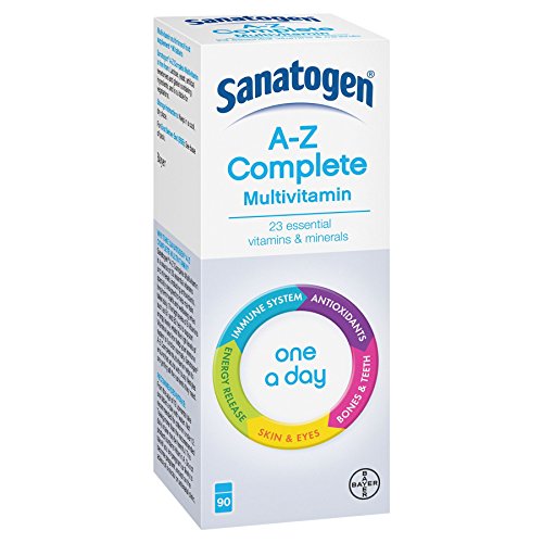 Sanatogen Comprehensive Multivitamin with 23 Essential Nutrients - 90 Tablets