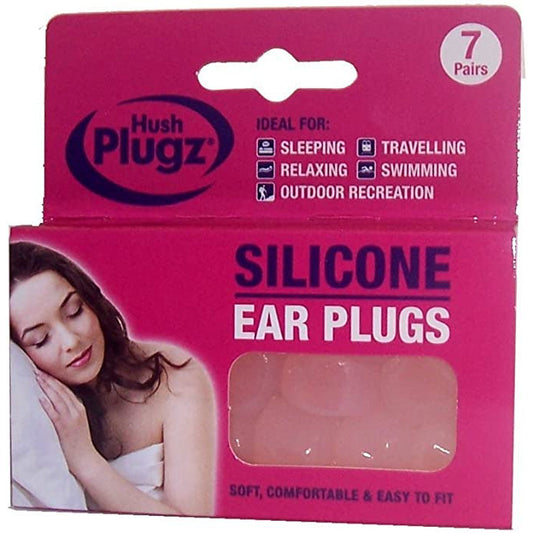 Tranquil Nights - 7 Pairs of Soft Silicone Earplugs