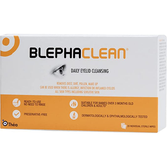 Blephaclean Sterile Wipes: Gentle Eyelid Cleansing Solution