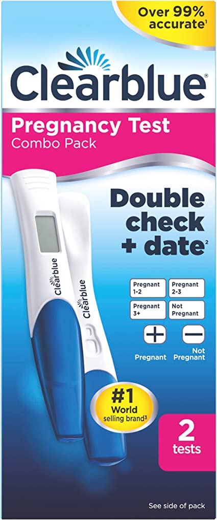 Double-Check Pregnancy Test & Date Combo Pack - 2 Tests