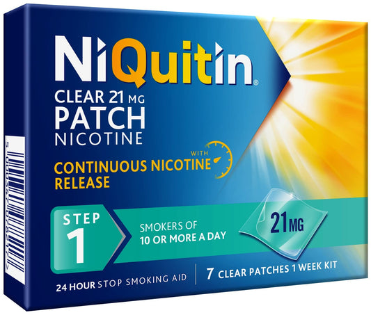 NiQuitin Step 1 21mg Nicotine Patches - 7 Pack