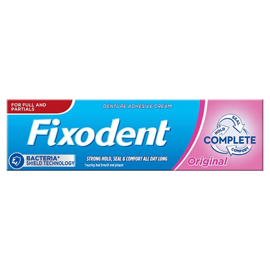 Fixodent Original Denture Adhesive Cream with Enhanced Hold and Comfort 40g