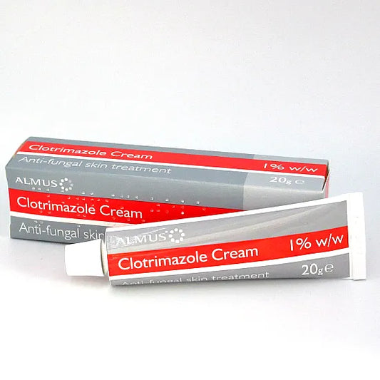 Antifungal Clotrimazole Cream 1% Treatment 20g (Brand may vary)