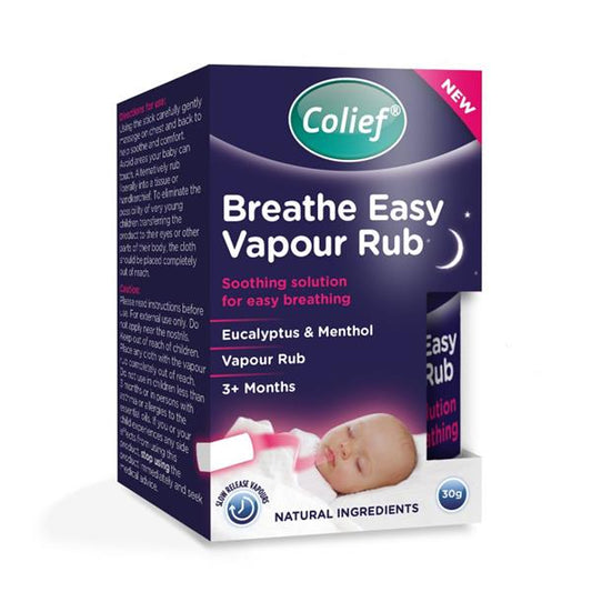 Colief Breathe Easy Vapour Rub for Baby Congestion - 30g