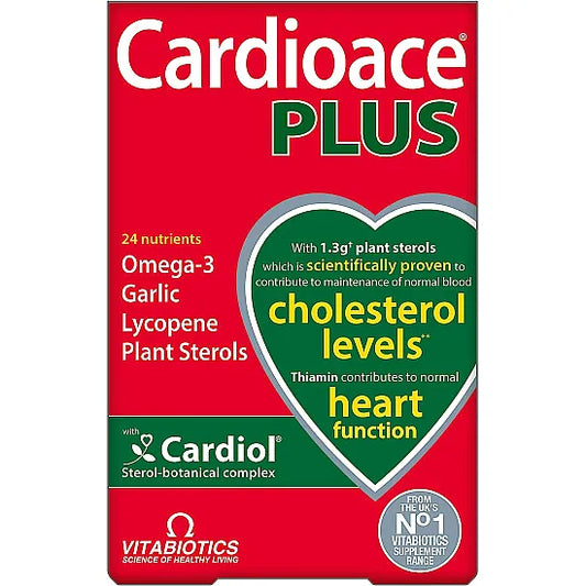 Vitabiotics Cardioace Plus - 60 Capsules - Heart Health Supplement