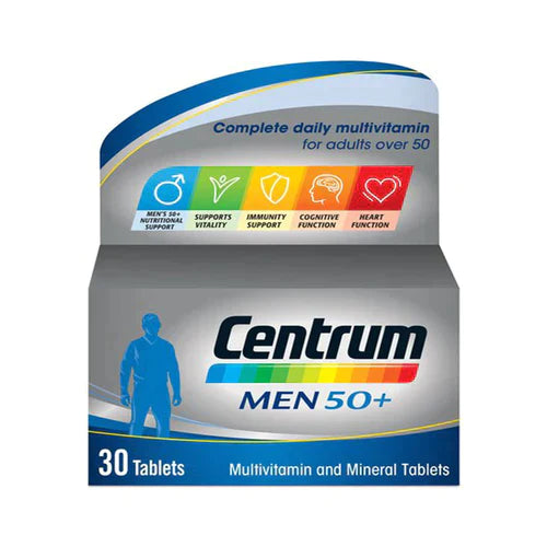 Elderly Men's Complete Multivitamin and Mineral Supplement