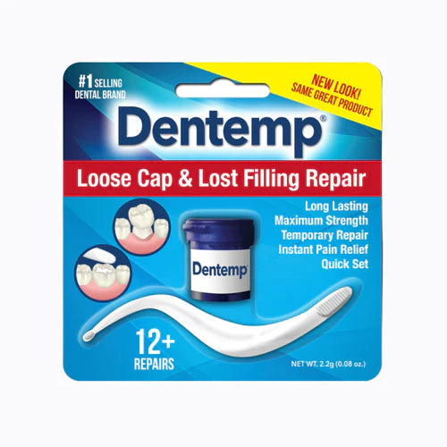 Dentemp Repair for Loose Cap & Lost Filling
