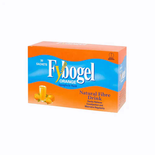 Fybogel Orange - 30 Sachets: Balanced Fiber Blend for Digestive Wellness