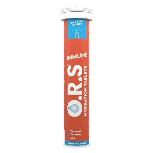O.R.S Immune Boost Effervescent Orange Tablets - 20 Count
