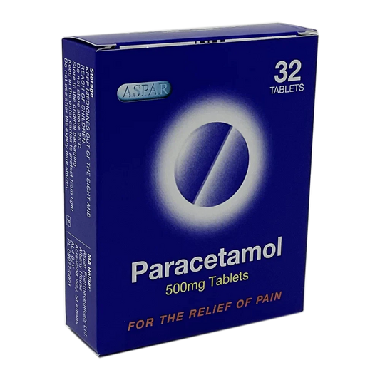 Paracetamol 500mg Pain Relief Tablets - FULL PACK