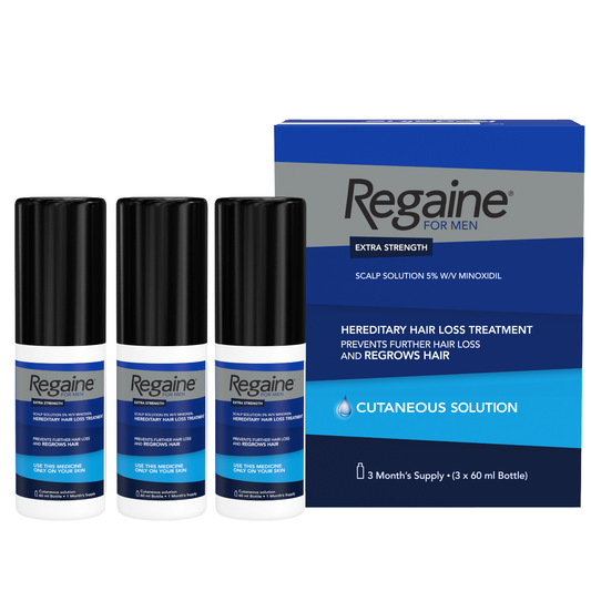 Regaine Men's Hair Regrowth Solution - 3 x 60ml (180ml)