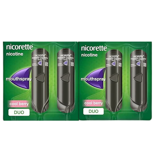 Nicorette Cool Berry Mouthspray Kit - 4 Pack