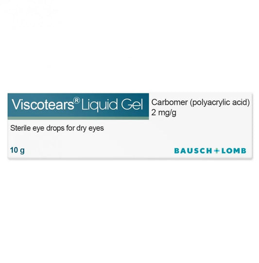 Viscotears Long-Lasting Liquid Gel for Dry Eye Relief - 10g