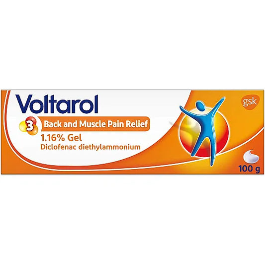 Voltarol Fast-Acting Gel for Relief of Back and Muscle Pain at 1.16%