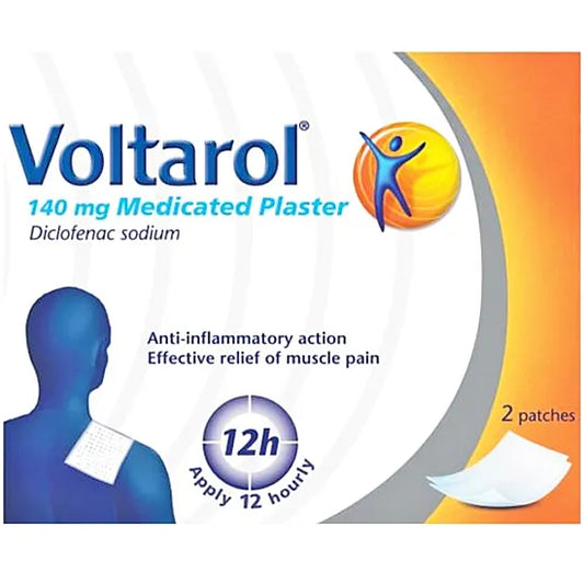 Voltarol 140mg Pain Relief Plaster - 2 x 140mg