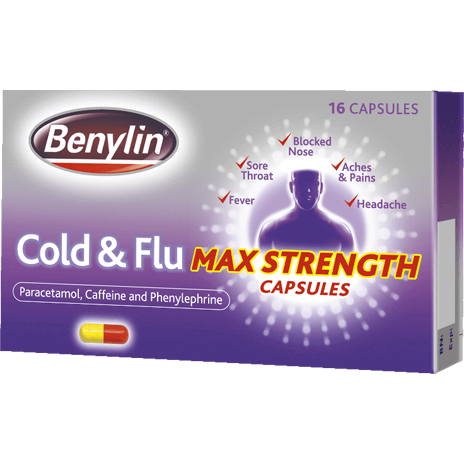 Powerful Cold and Flu Relief - Benylin Max Strength