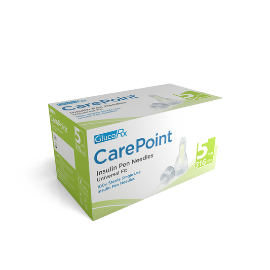 Carepoint Precision Insulin Pen Needles - 31g 5mm (100 Count)