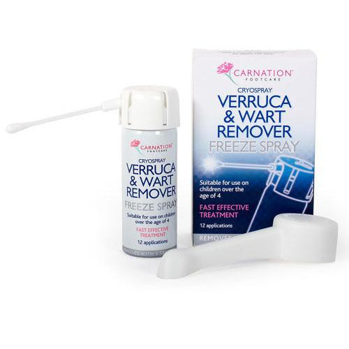 Carnation Wart & Verruca Eliminator Freeze Spray - 12 Applications