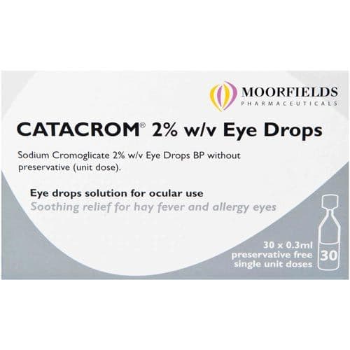 Catacrom Allergy Relief Eye Drops - 30 Single-Use Droppers