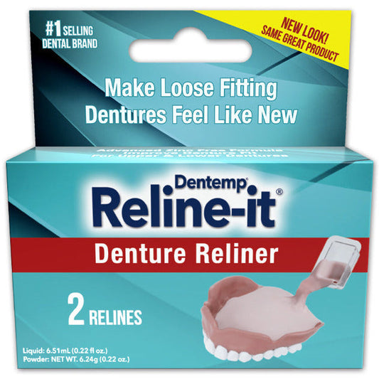Revamp Your Dentures with Dentemp Reline-it Denture Reliner