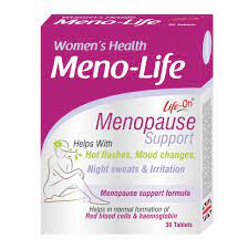 Meno-Life Menopause Support Tablets - Women's Hormonal Balance and Comfort Helper