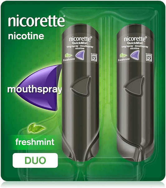 Nicorette Freshmint 1mg Mouthspray Duo Pack