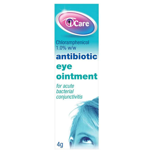 Chloramphenicol 1.0% Eye Ointment for Bacterial Eye Infections (4g)