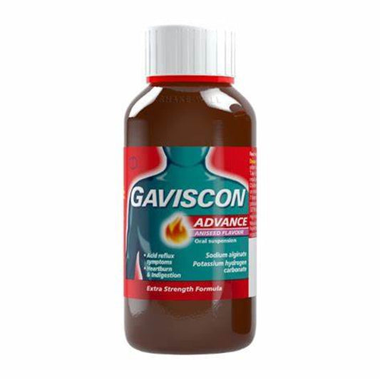 Gaviscon Advance Aniseed Flavour with Long-Lasting Indigestion Relief