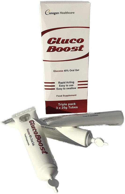 EnergizeBoost Glucose 40% Oral Gel 25g Triple Pack