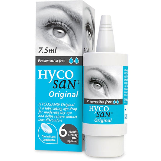 Hycosan Original Preservative-Free Eye Drops for Dry Eye Relief