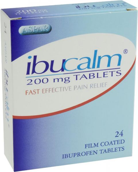 24 Tablets of Ibucalm 200mg Pain Relief and Fever Reducer